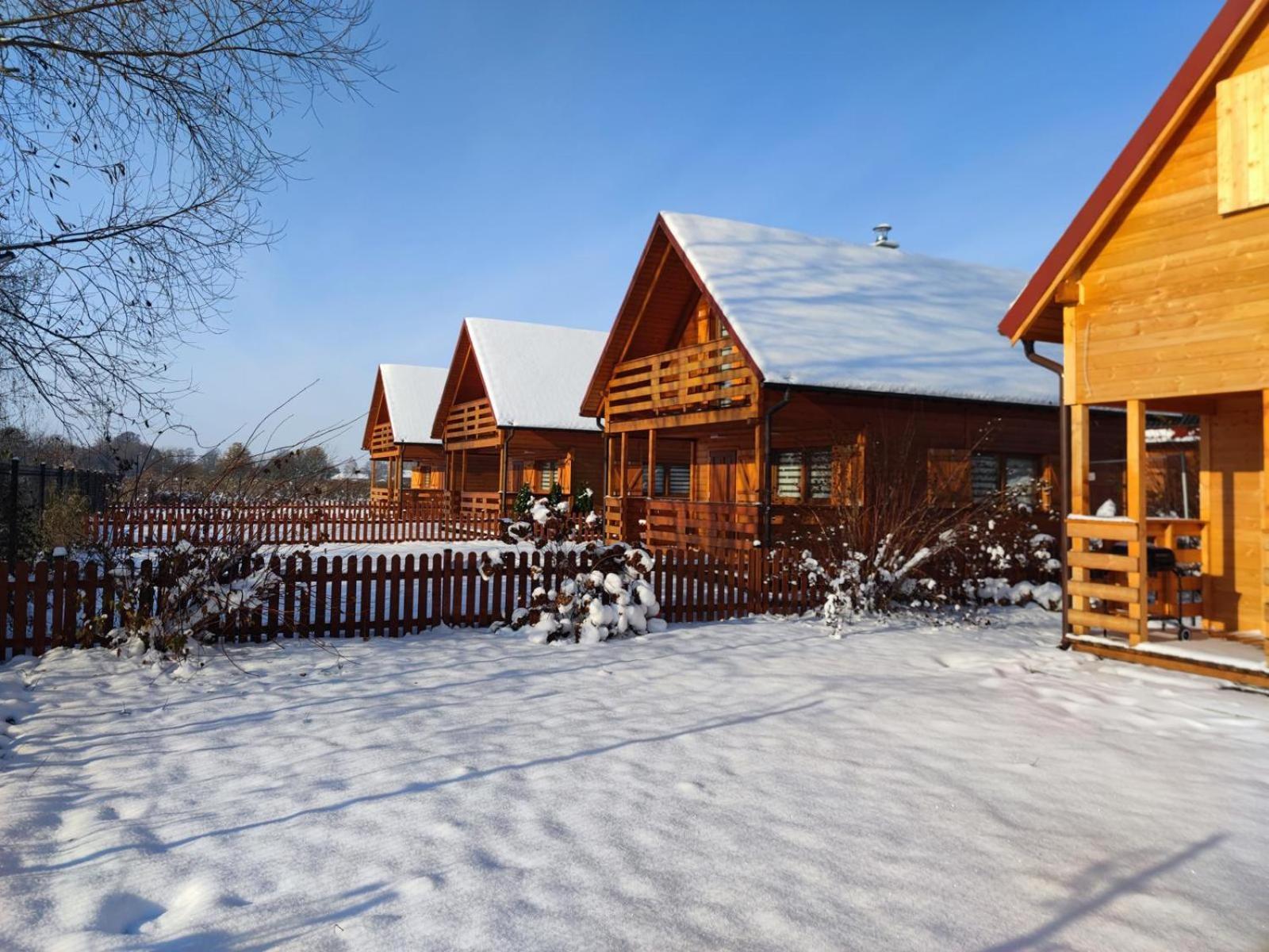 Miodowa Sadyba Domki Caloroczne Kluczbork Ligota Zamecka Exterior foto